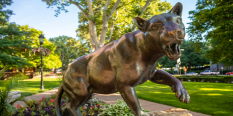 Panther Statue. 