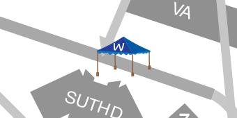 Welcome Station Tent illustration